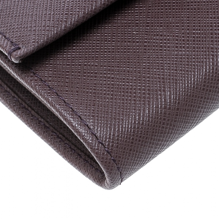 مملوكة مسبقًا Salvatore Ferragamo Dark Brown Leather Continental Wallet