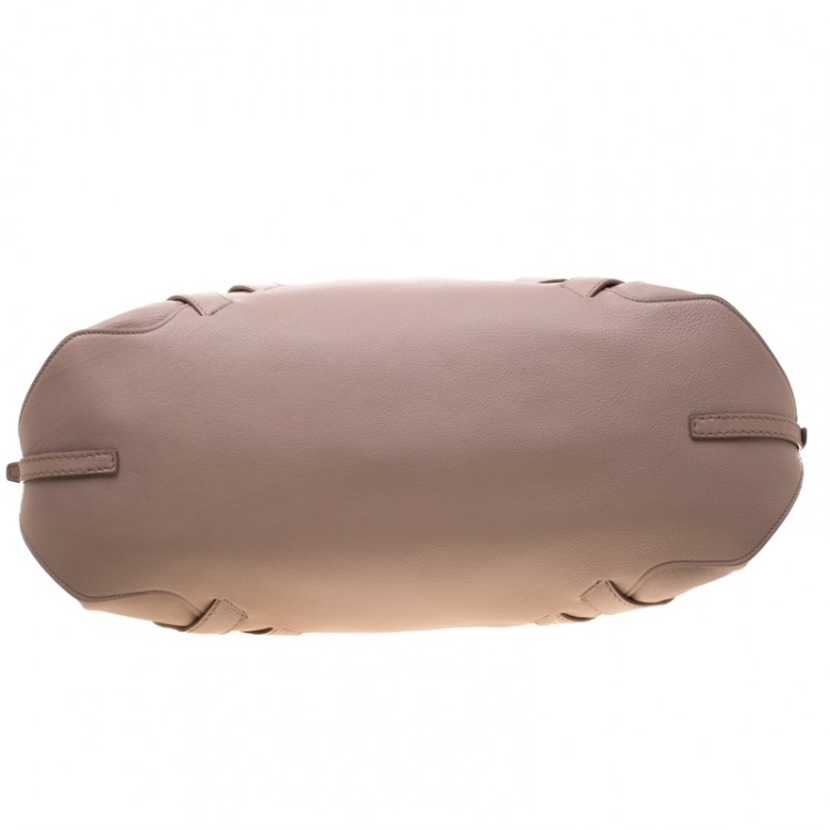 Pre Owned Salvatore Ferragamo Dusty Pink Leather Hobo