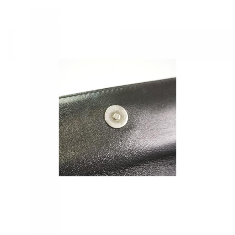 مملوكة مسبقًا Salvatore Ferragamo Black Leather Chain Shoulder Bag