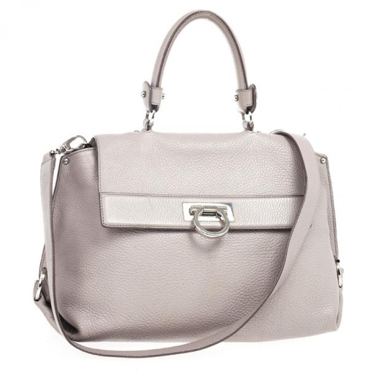 salvatore ferragamo top handle bag