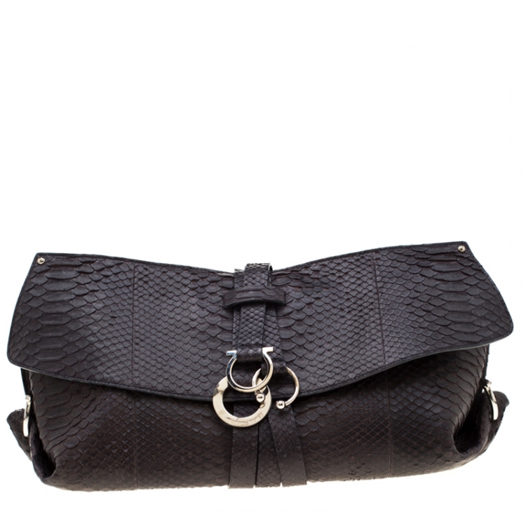 100% Python Leather Clutch store