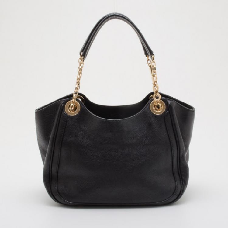 Pre Owned  Salvatore Ferragamo Black Betulla Leather Tote