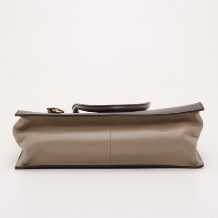 Pre Owned Salvatore Ferragamo Black Malina North South Tote