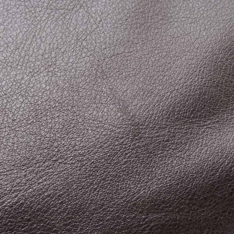 Pre Owned Salvatore Ferragamo Metallic Silver Banshee Tote 