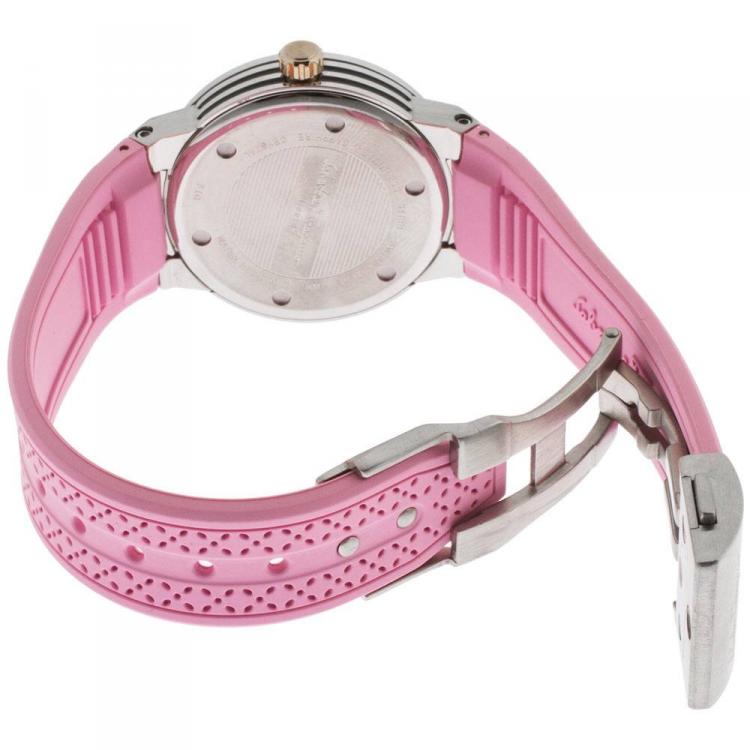 Pre Owned Salvatore Ferragamo Pink Stainless Steel FIG050015 Women's Wristwatch 33MM