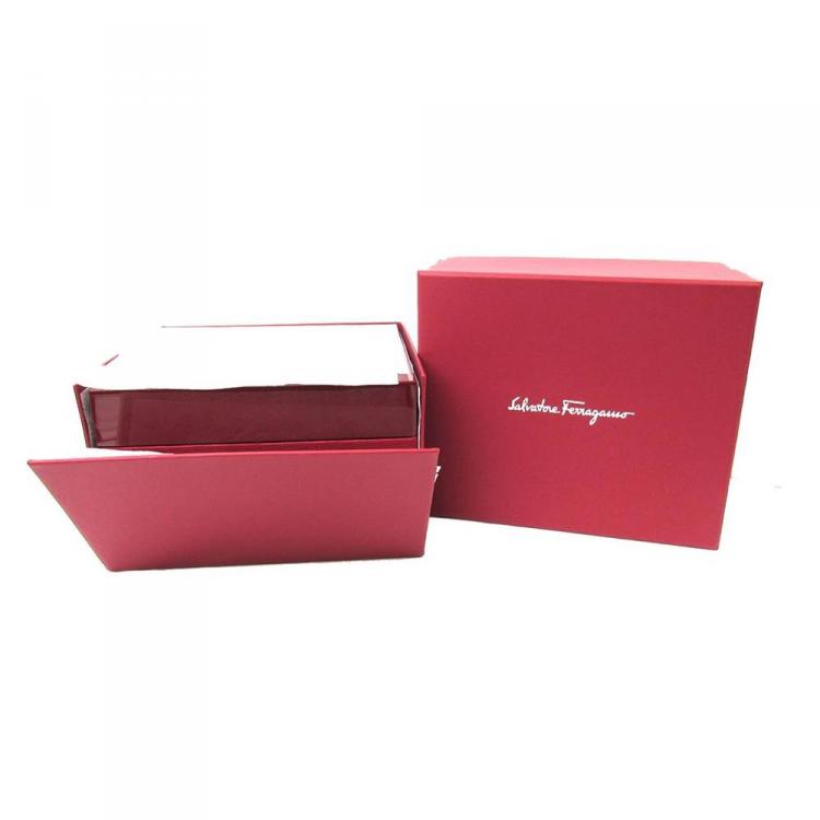 Pre Owned Salvatore Ferragamo Pink Stainless Steel FIG050015 Women's Wristwatch 33MM
