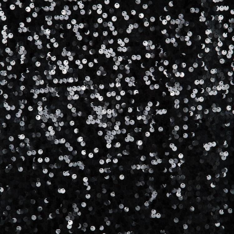 Pre Owned See by Chloe Black Sequin Dress S