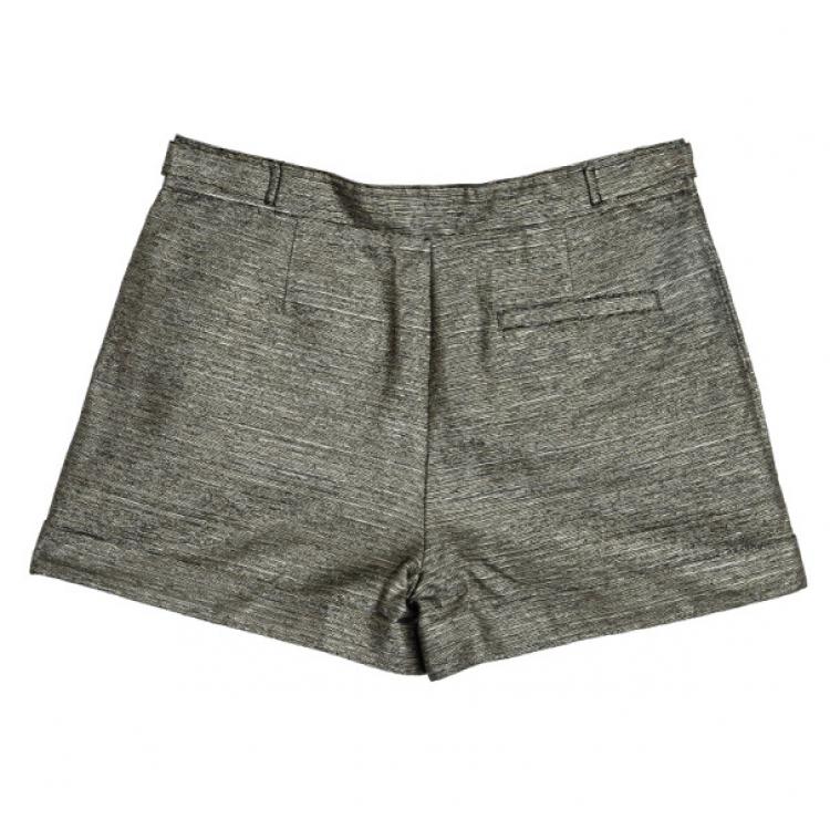 Pre Owned See By Chloe Metallic Shorts S