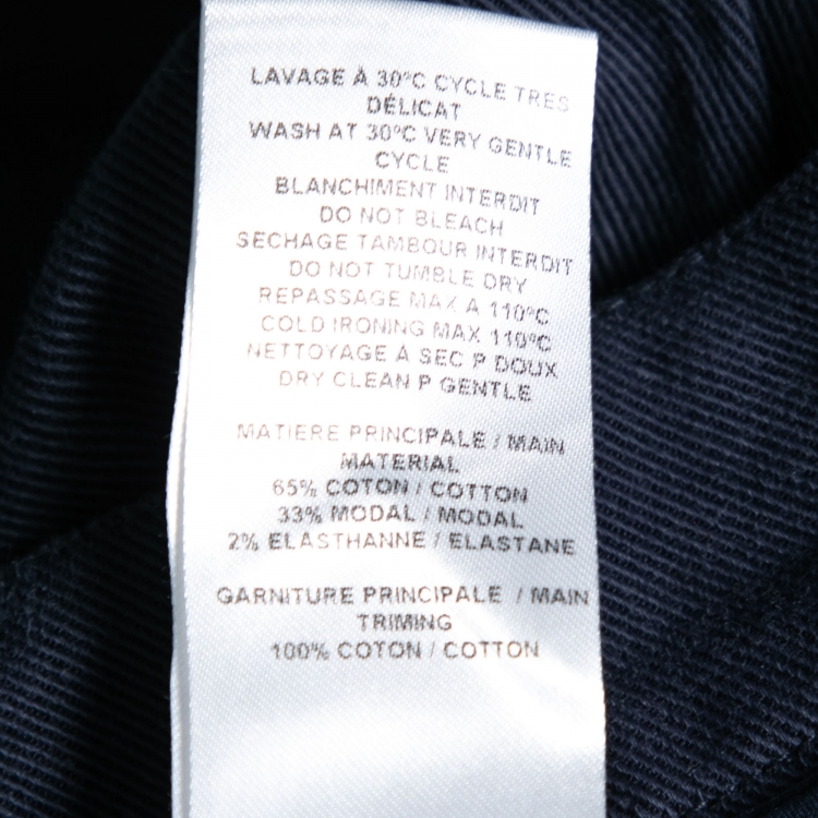 Pre Owned See by Chloe Navy Blue Straight Leg Cargo Pants M