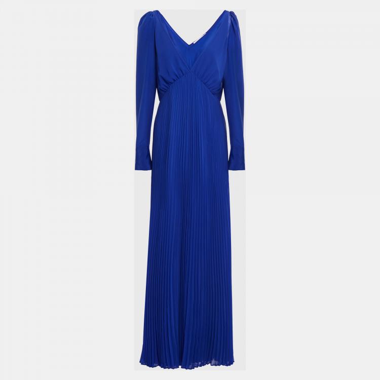 Pre Owned Self Portrait Polyester Maxi Dress 8