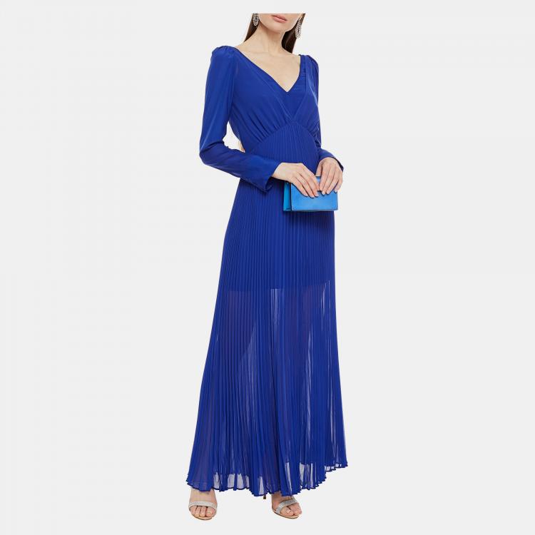 Pre Owned Self Portrait Polyester Maxi Dress 8