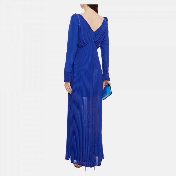 Pre Owned Self Portrait Polyester Maxi Dress 8