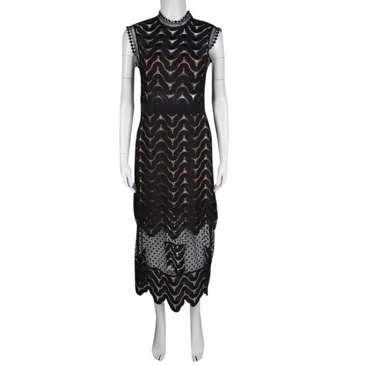 Self portrait shop wave lace dress