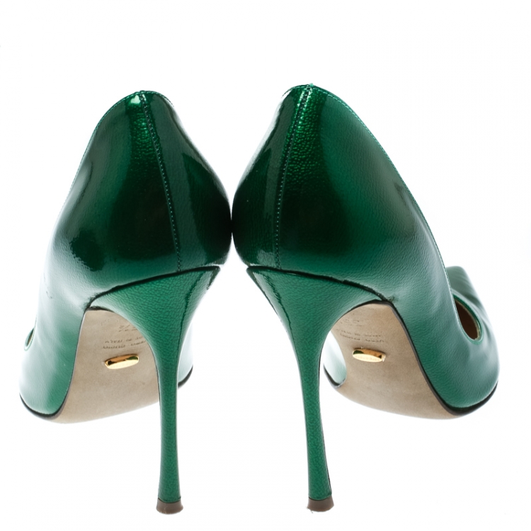 kelly green pumps shoes