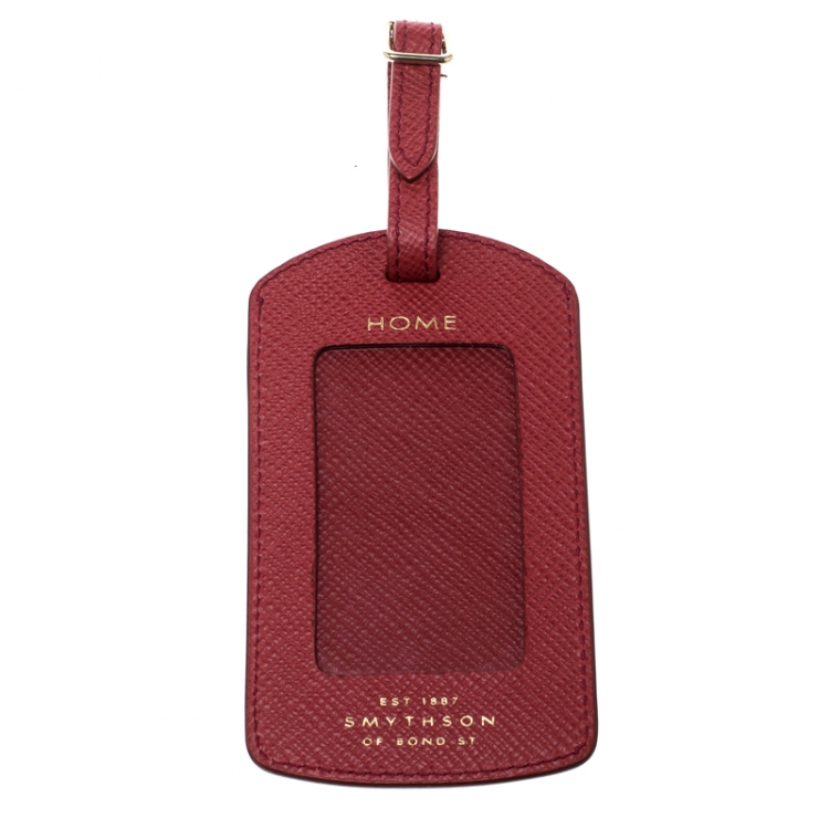 smythson luggage tag