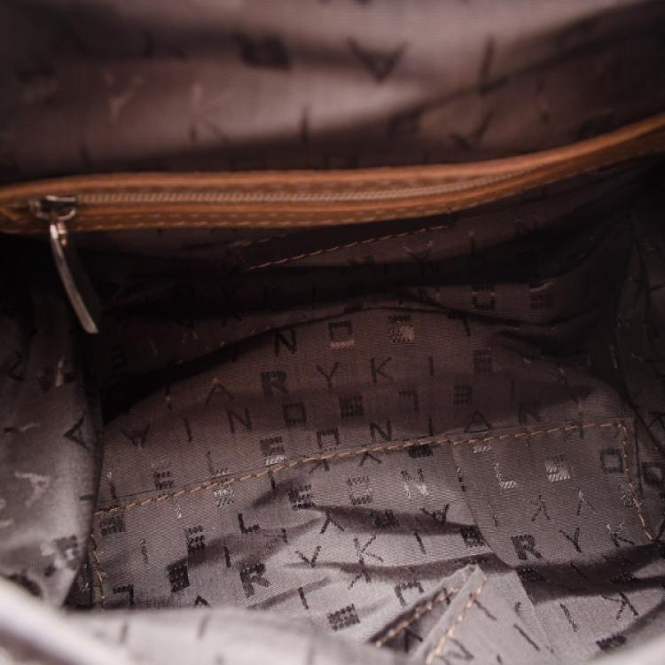 Pre Owned Sonia Rykiel Beige Leather Satchel with Chain Strap