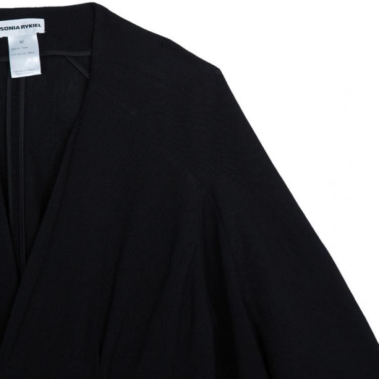 Pre Owned Sonia Rykiel Black Knit Jacket L