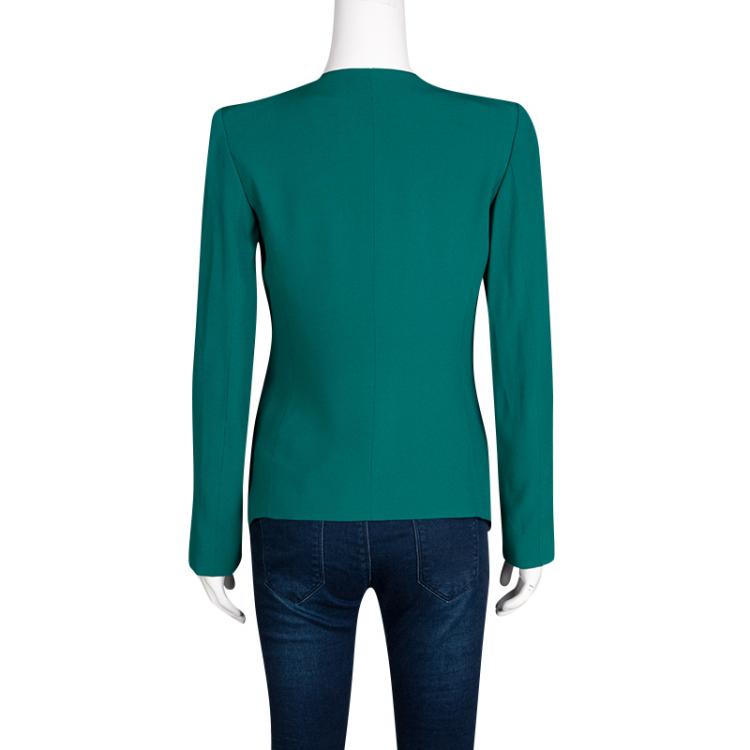 Pre Owned Sonia Rykiel Emerald Green Tailored Blazer S