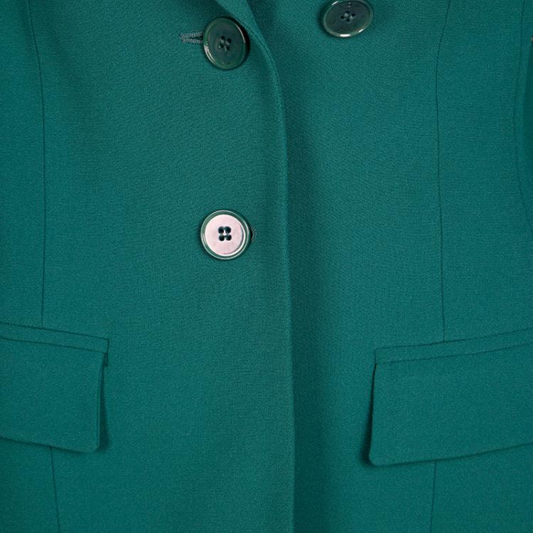 Pre Owned Sonia Rykiel Emerald Green Tailored Blazer S