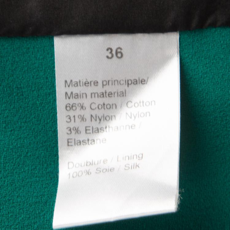 Pre Owned Sonia Rykiel Emerald Green Tailored Blazer S