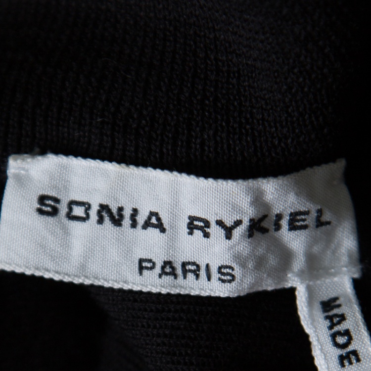 Pre Owned Sonia Rykiel Rainbow Striped Silk and Cotton Knit Sleeveless Tank Top  S