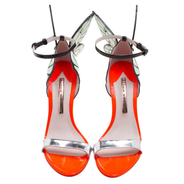 مملوكة مسبقًا Sophia Webster Multicolour Leather Chiara Ankle Strap Sandals Size 38