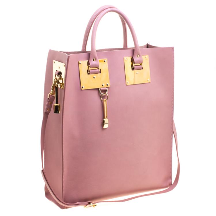 مملوكة مسبقًا Sophie Hulme Blush Pink Leather Albion Tote