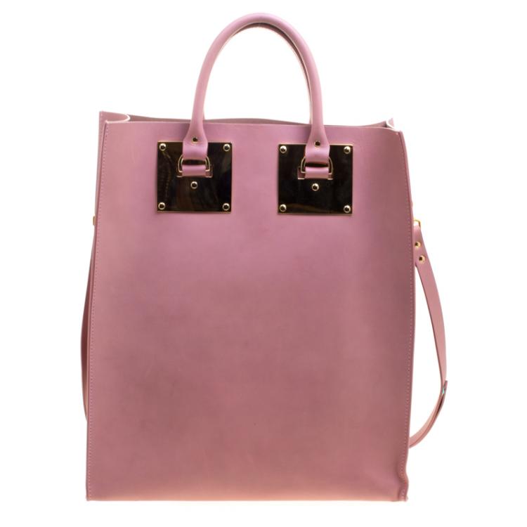 مملوكة مسبقًا Sophie Hulme Blush Pink Leather Albion Tote