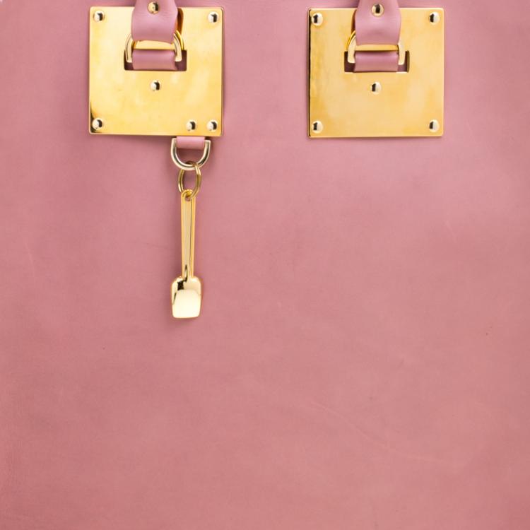 مملوكة مسبقًا Sophie Hulme Blush Pink Leather Albion Tote