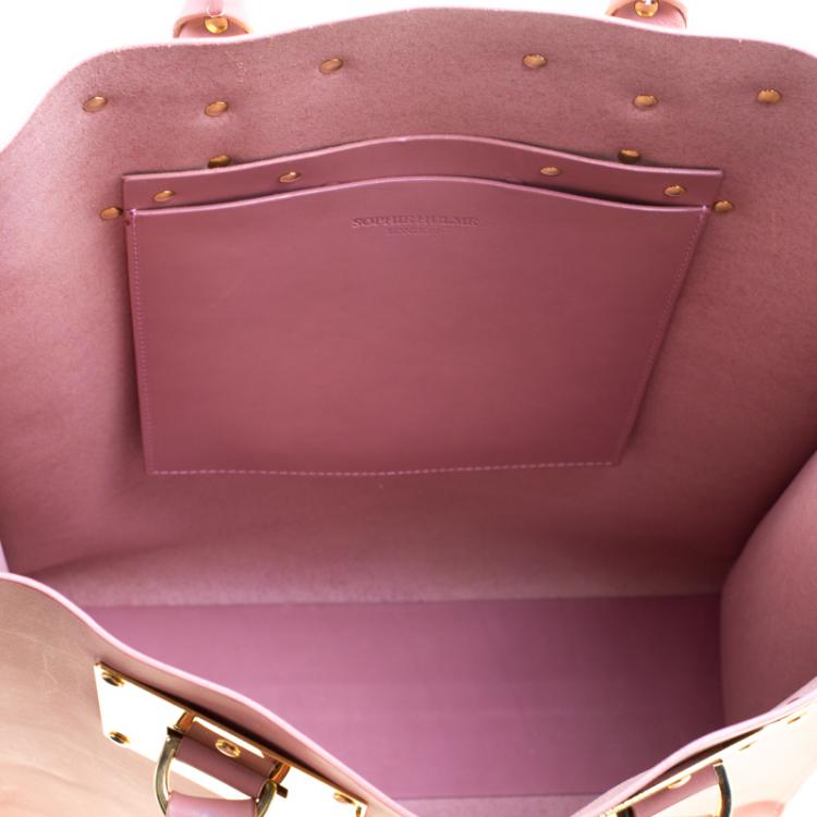 مملوكة مسبقًا Sophie Hulme Blush Pink Leather Albion Tote