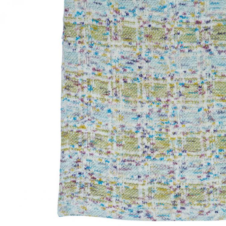 Pre Owned St. John Couture Tweed Skirt S