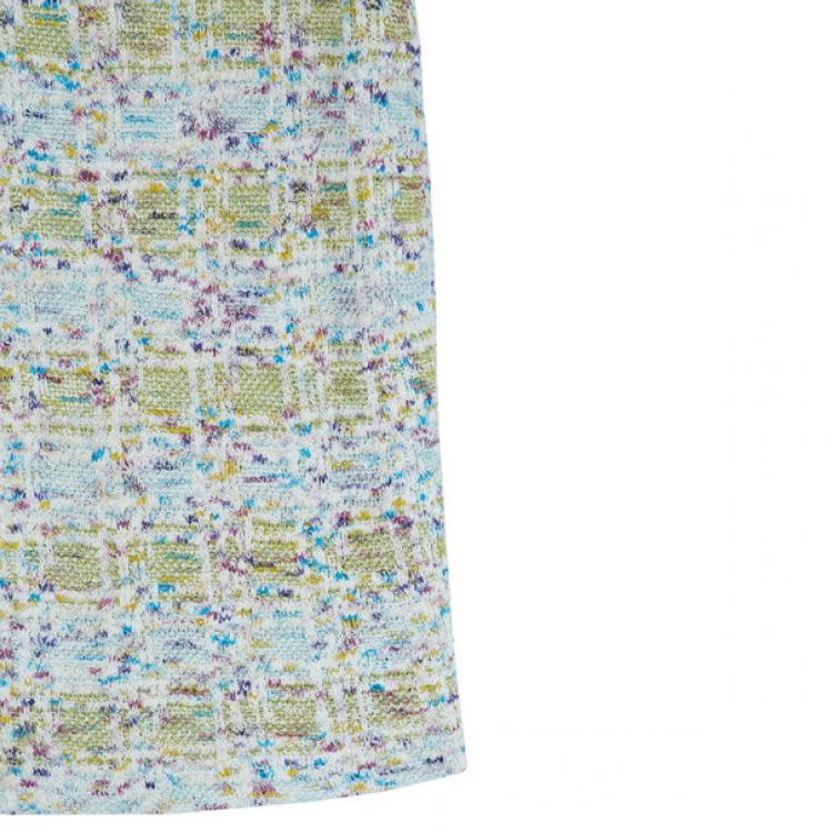 Pre Owned St. John Couture Tweed Skirt S