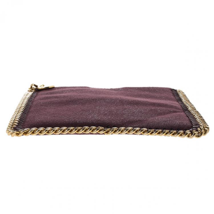 Pre Owned Stella McCartney Mini Burgundy Fallabella iPad Case