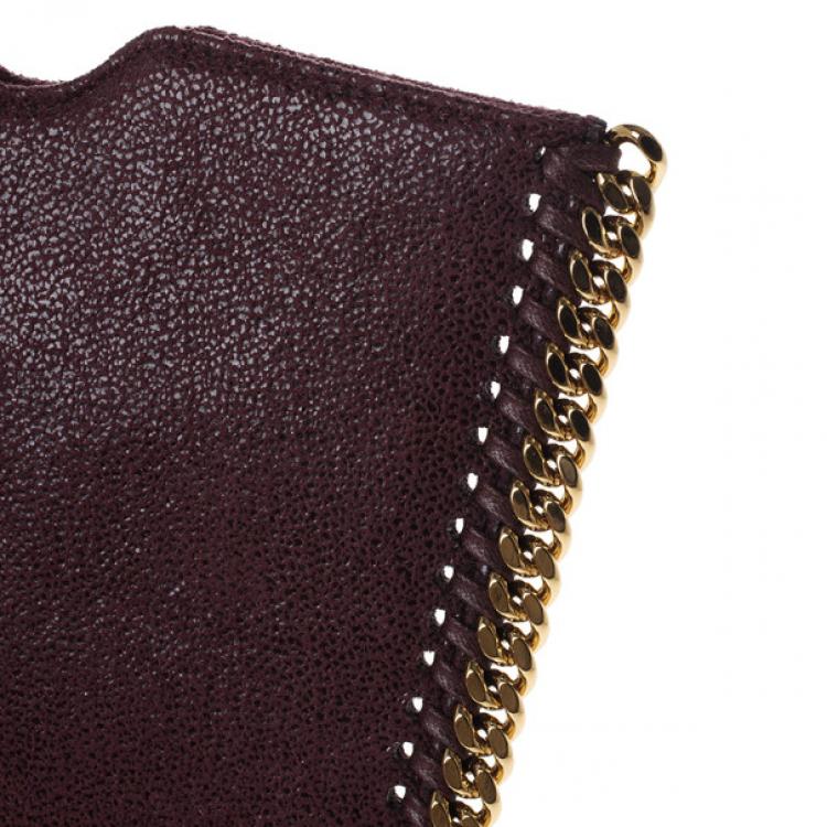 Pre Owned Stella McCartney Mini Burgundy Fallabella iPad Case