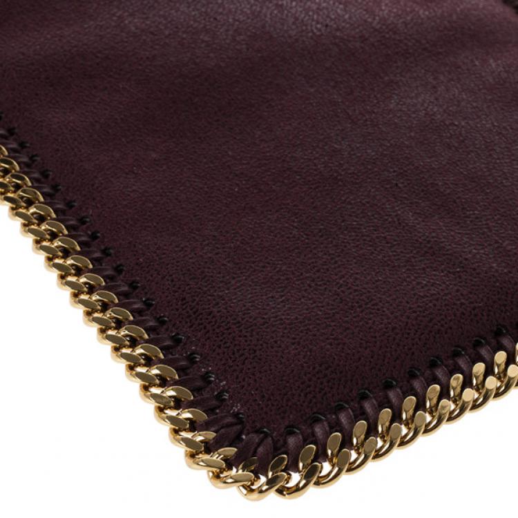 Pre Owned Stella McCartney Mini Burgundy Fallabella iPad Case
