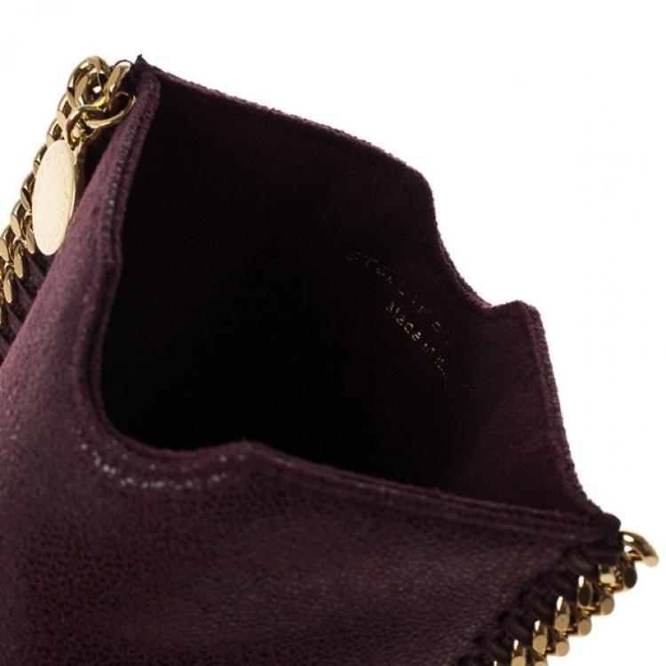 Pre Owned Stella McCartney Mini Burgundy Fallabella iPad Case