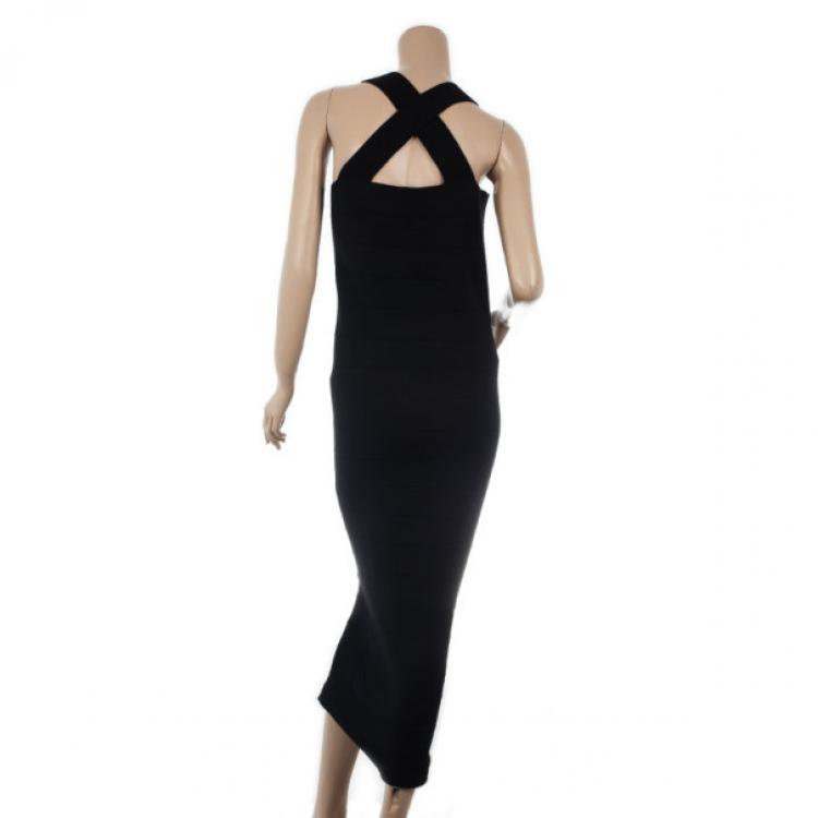 Pre Owned Stella McCartney Black Bandage Dress L