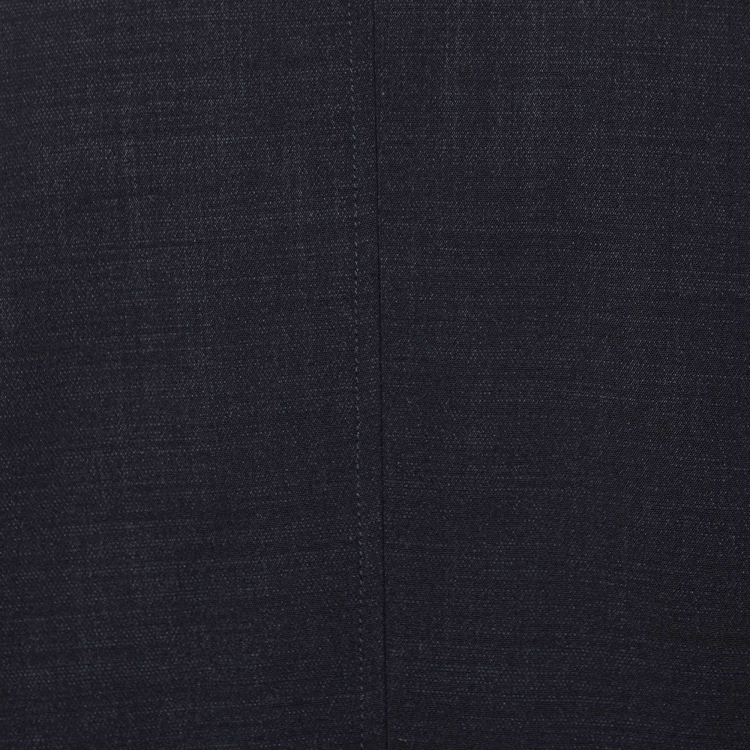 Pre Owned Stella McCartney Black Wool Zip Front Cropped Jacket S