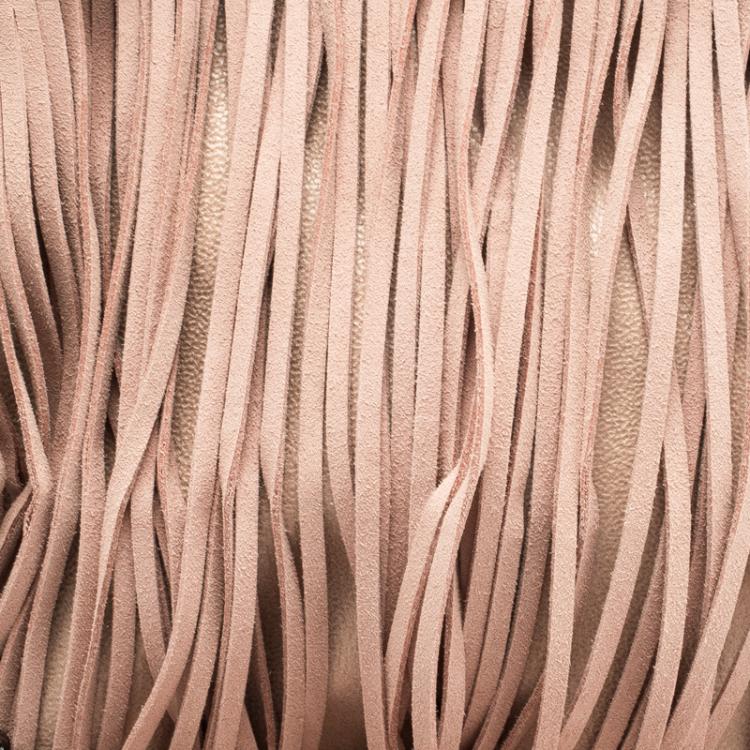 مملوكة مسبقًا Stella McCartney Beige Faux Leather Small Falabella Fringe Tote