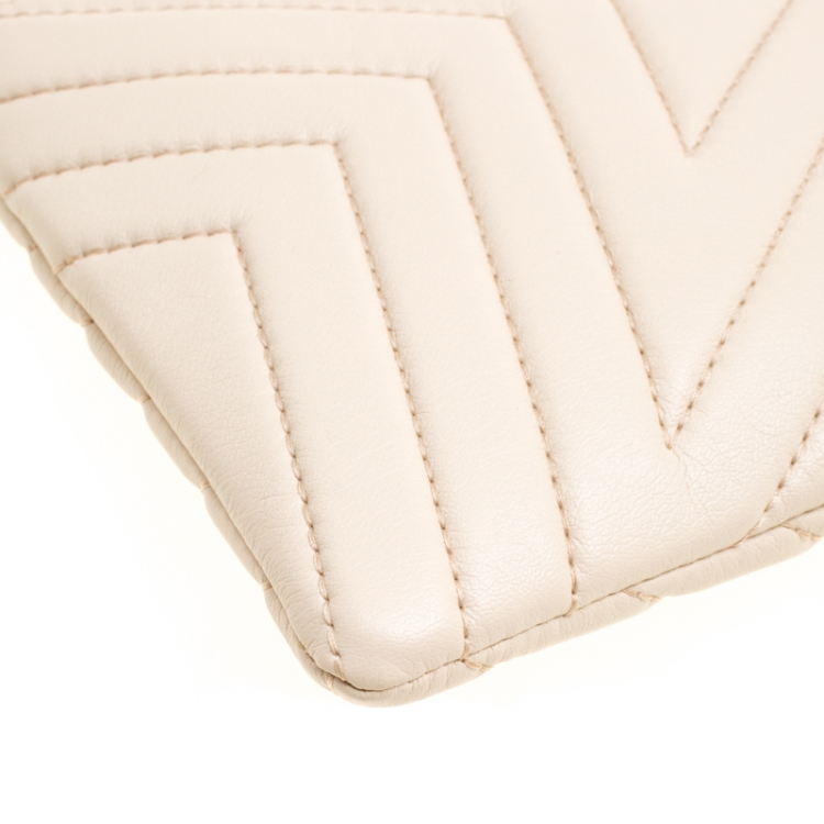 Pre Owned Stella McCartney Beige Faux Leather Stella Star Clutch