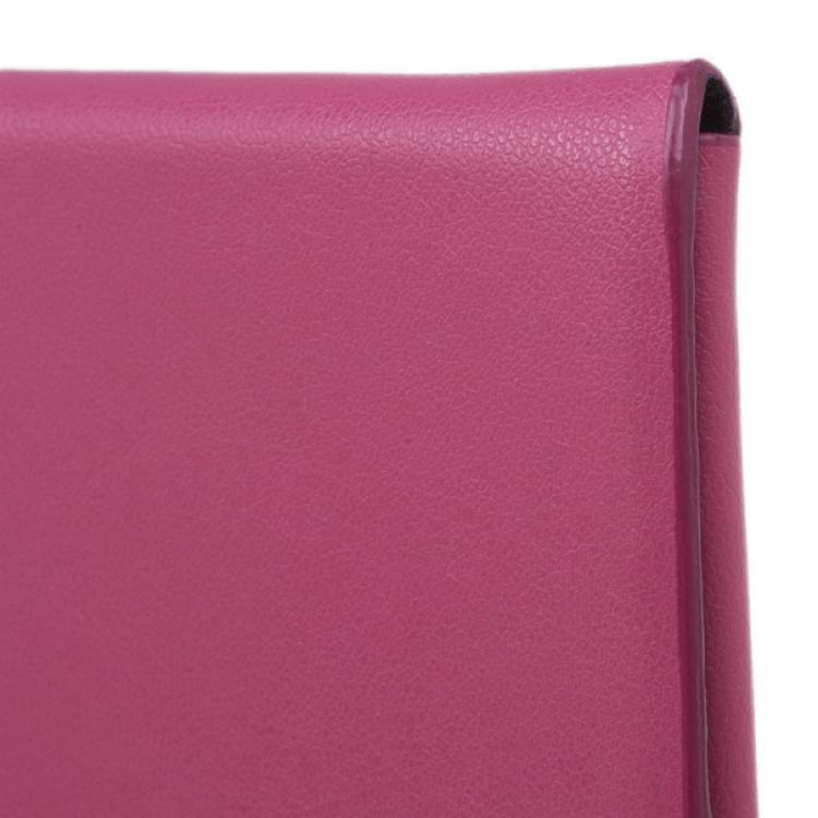 مملوكة مسبقًا Stella McCartney Pink Leather Beckett Clutch