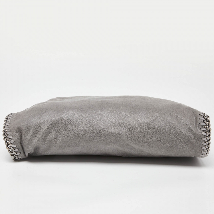 Pre Owned Stella McCartney Grey Faux Suede Falabella Tote