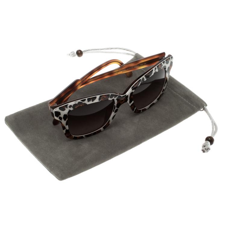 Pre Owned Stella McCartney Brown SM4039 Wayfarer Sunglasses
