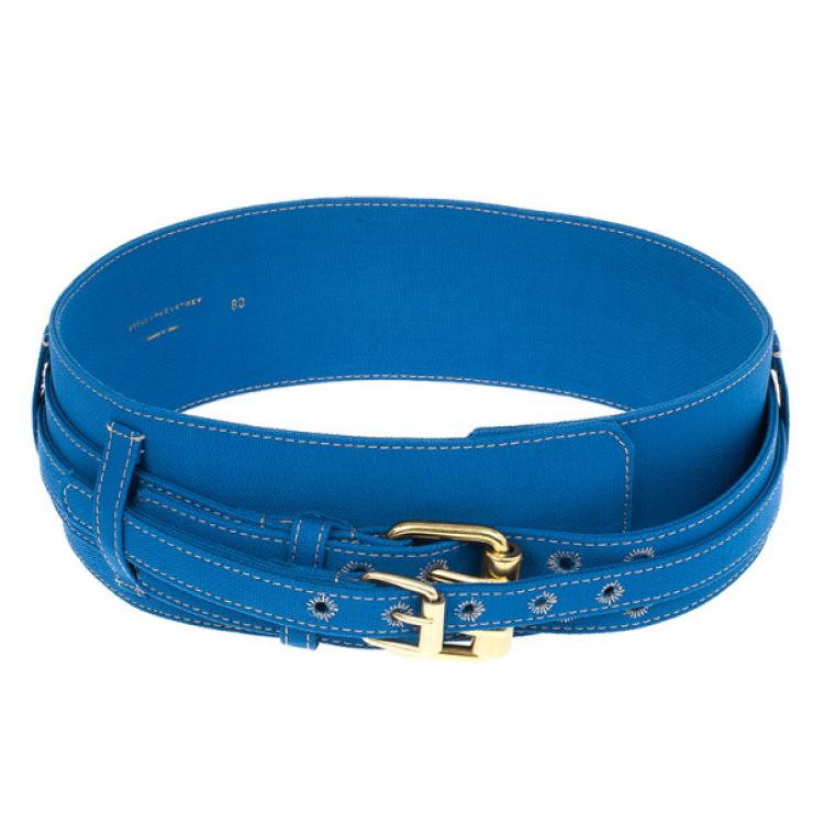 Pre Owned Stella McCartney Blue Waist Belt 80 CM
