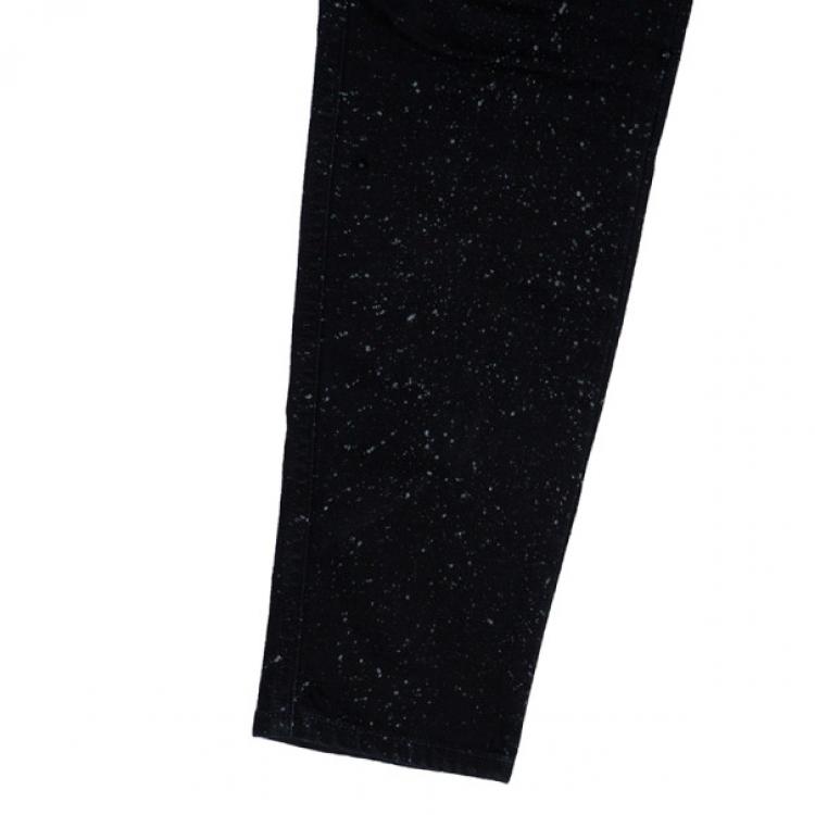 Pre Owned Stella McCartney Black Dotted Jeans M