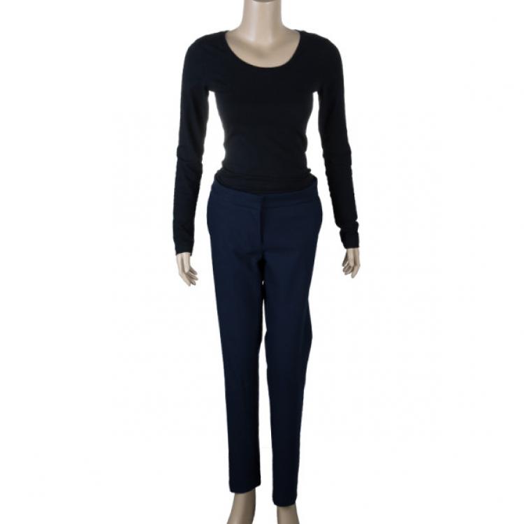 Pre Owned Stella McCartney Navy Trousers M