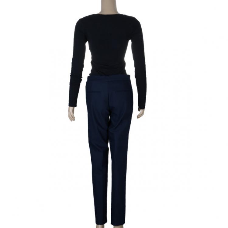 Pre Owned Stella McCartney Navy Trousers M