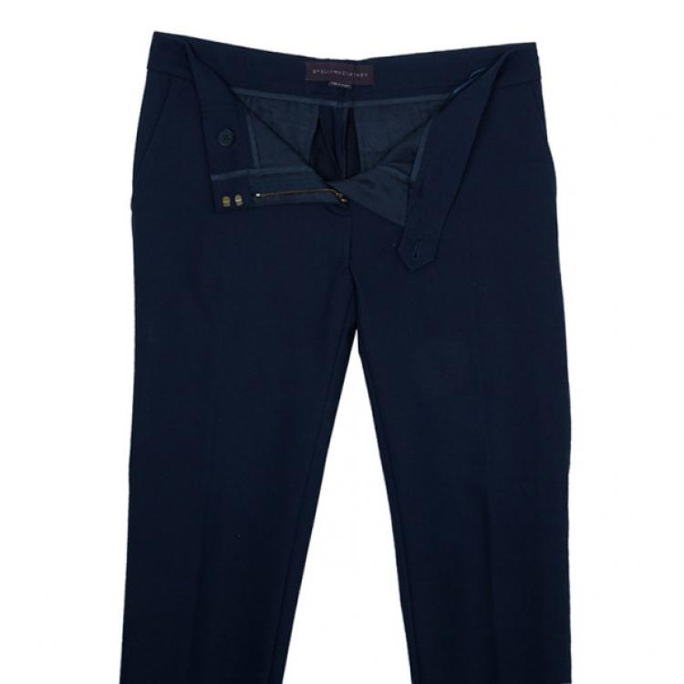 Pre Owned Stella McCartney Navy Trousers M