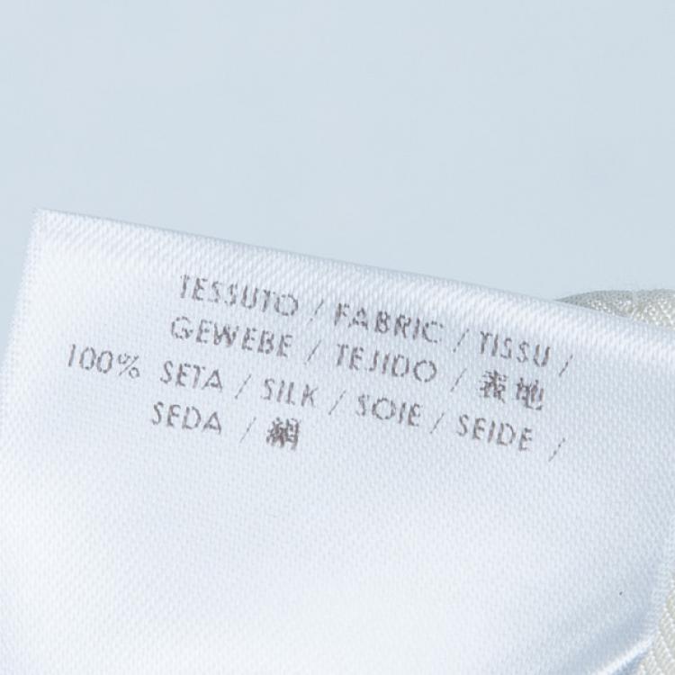 Pre Owned Stella McCartney Printed Silk Trousers S