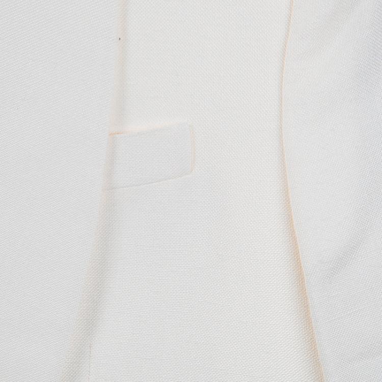 Pre Owned Stella McCartney Cream Tailored Blazer M